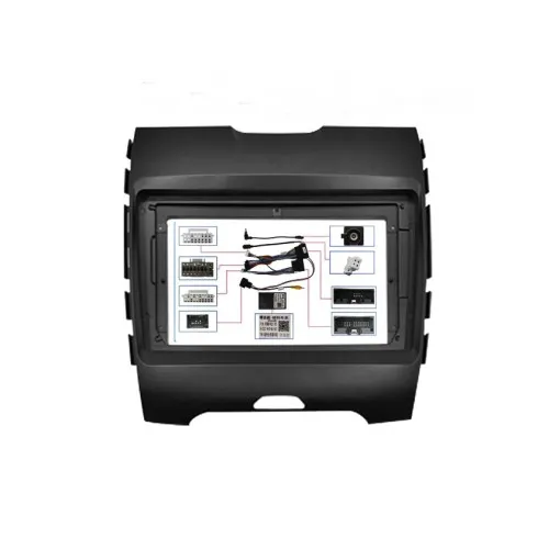 Rama Navigatie 9" cu cablaj si modul canbus compatibila Ford Edge 2016-2021 GR2 — imaginea 4