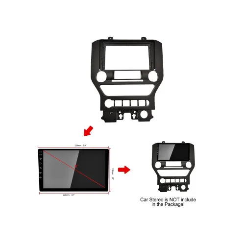 Rama Navigatie 9" cu cablaj si modul canbus compatibila Ford Mustang 2014-2021 GR3 — imaginea 3