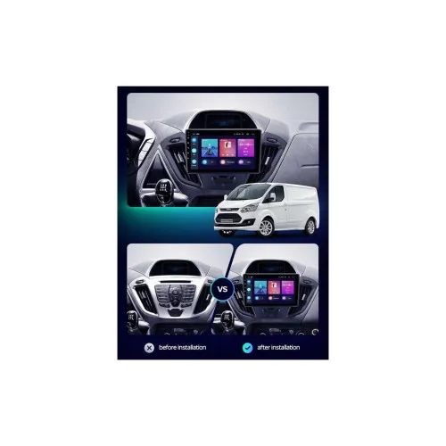 Rama Navigatie 9" cu cablaj si modul canbus compatibila Ford Tourneo Custom 2012-2018 GR2 — imaginea 8