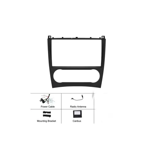 Rama Navigatie 9" cu cablaj si modul canbus compatibila Mercedes CLK C209 2005 - 2010 GR2 — imaginea 8