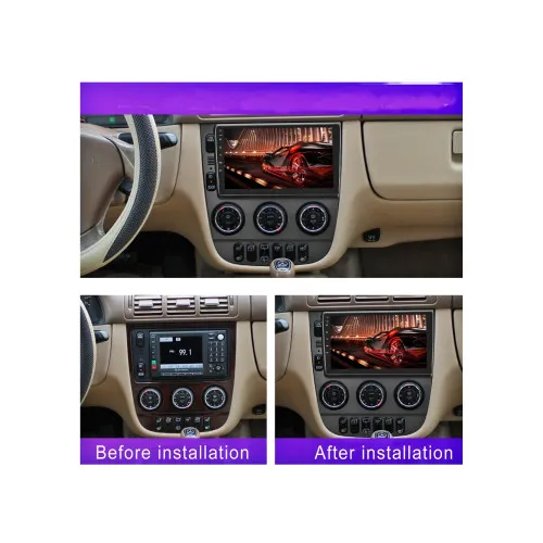 Rama Navigatie 9" cu cablaj si modul canbus compatibila Mercedes ML W163 1998-2005 GR2 — imaginea 6