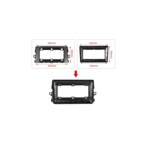 Rama Navigatie 9" cu cablaj si modul canbus compatibila Toyota Auris 2006-2012 / GR2 — imaginea 3