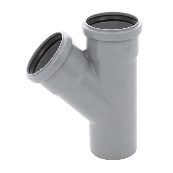 Ramificatie PP HTEA, pentru scurgere, D 75 x 75 mm, 45 grade