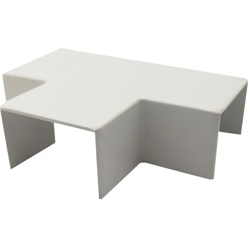 Ramificatii tip T canal cablu Comtec 60x40 mm, culoare alba, 2 bucati
