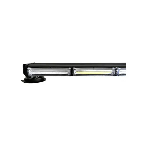 Rampa girofar LED COB stroboscopica 745 mm 12V-24V portocalie cu baza magnetica — imaginea 6