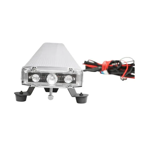 Rampa luminoasa girofar 12V cu 26 module lumina galbena 1440x143x43mm Breckner Germany BK92820 — imaginea 2