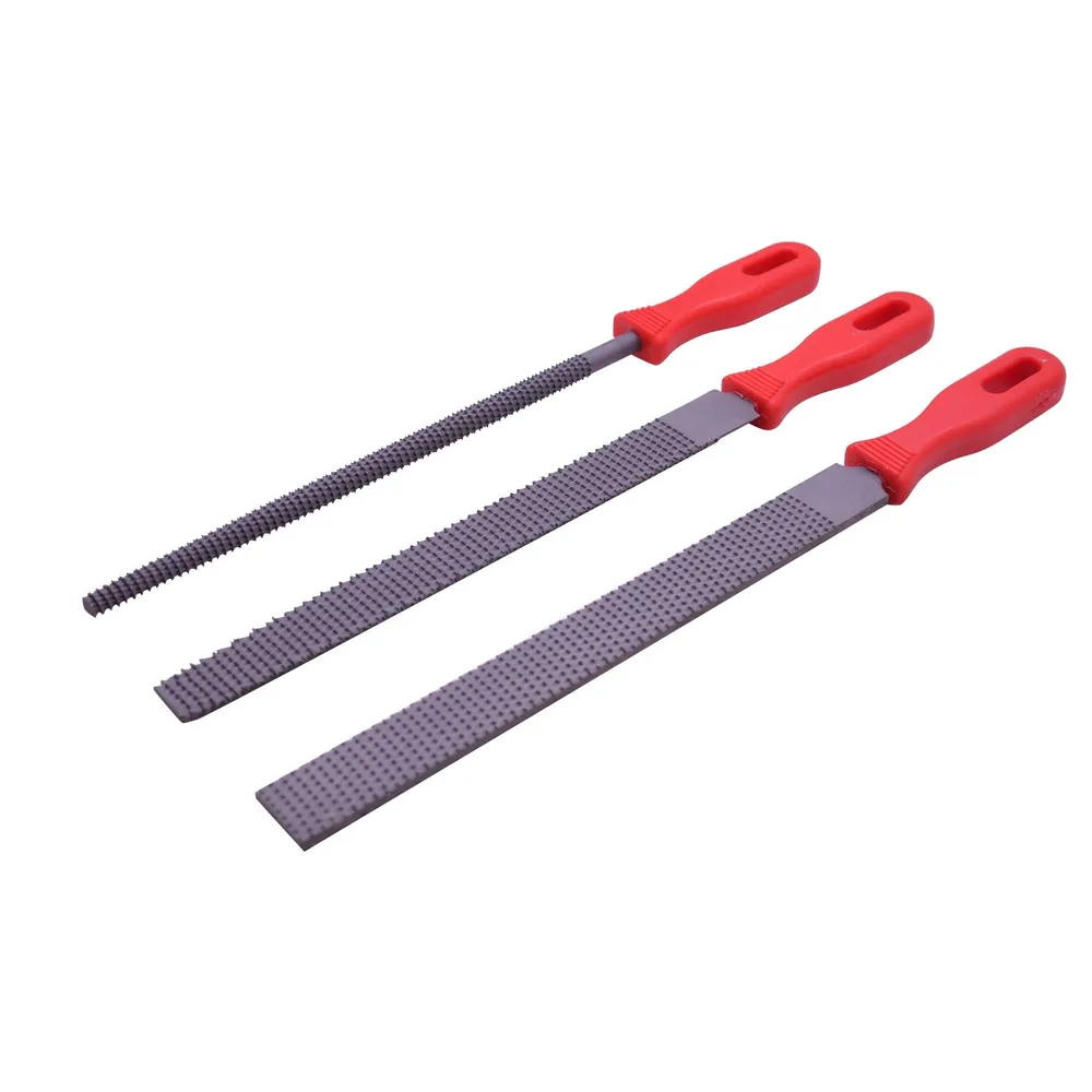 Raspile lemn, maner plastic, 200 mm (set 3 buc)