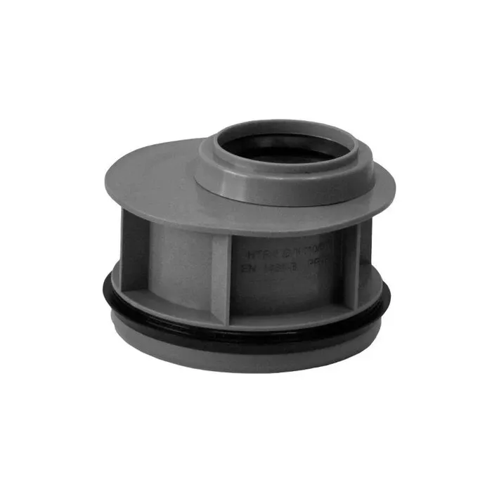 Reductie excentrica polipropilena, pentru scurgere, gri, D 110 - 50 mm