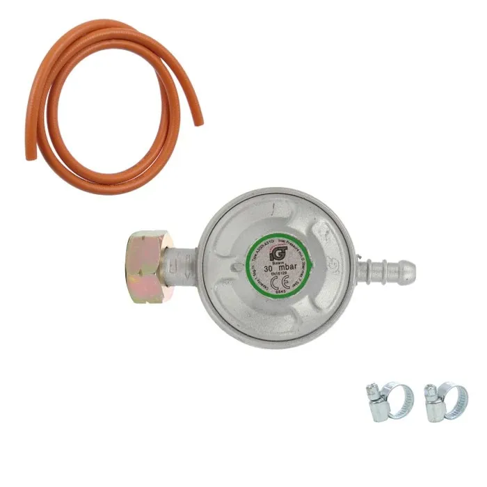 Reductor / regulator presiune gaz GPL, A300i - A310i, cu furtun, filet interior, 30 mbar