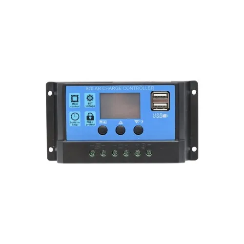 Regulator tensiune panou solar 10A 12V 24V cu 2 porturi USB