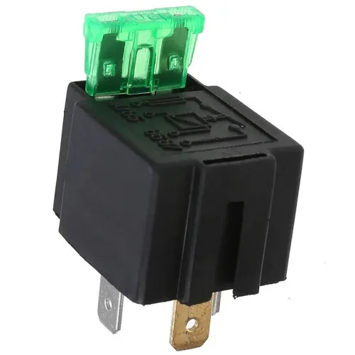 Releu 5P 12V 5 pini cu siguranta