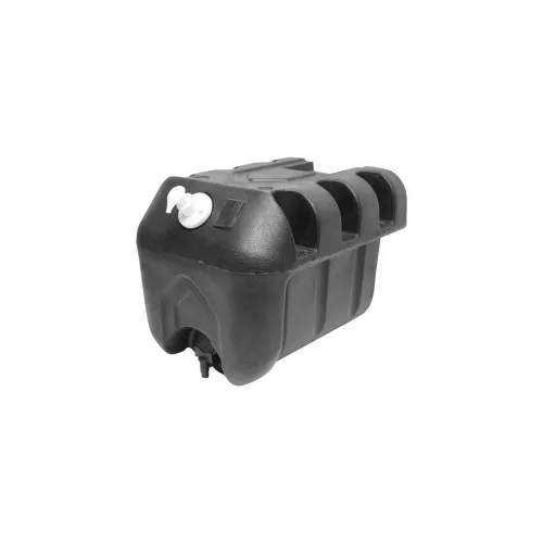 Rezervor de apa 50 litri din plastic negru , cu dozator de sapun