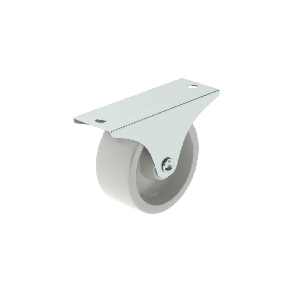 Roata fixa, Ø 40 mm, max 25 kg, alba