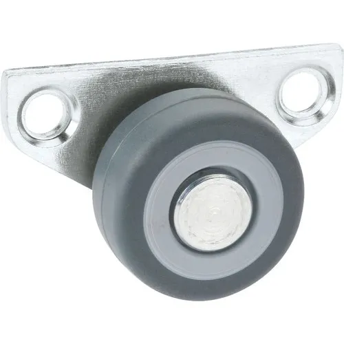 Roata metalica & plastic Tarrox Ø30mm, placa fixare 52x24 mm, montaj lateral, cu rulment