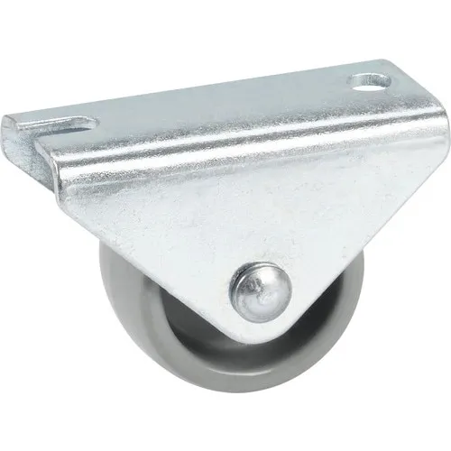 Roata metalica & poliamida Tarrox Ø25mm, placa fixare 40x17 mm, cu rulment