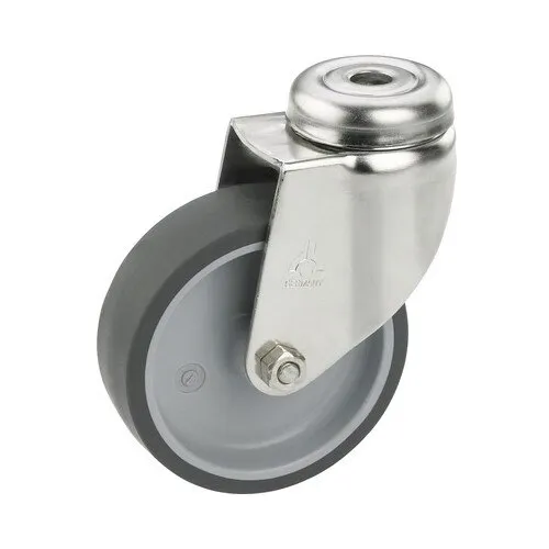 Roata pivotanta metalica & plastic Tarrox Ø50mm, max. 40kg, fara placa fixare