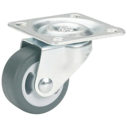 Roata pivotanta plastic Tarrox Ø25mm, placa fixare 40x40 mm, cu rulment