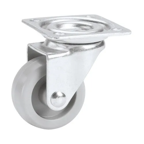 Roata pivotanta poliamida Tarrox Ø36mm, placa fixare 42x42 mm, cu rulment