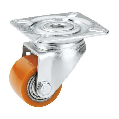 Roata pivotanta poliuretan Tarrox Ø35mm, placa fixare 60x60 mm