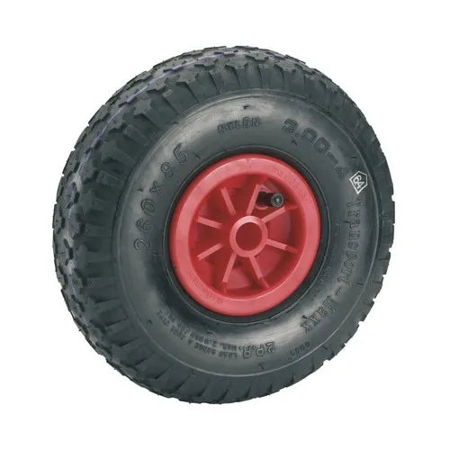 Roata pneumatica cu janta din plastic Tarrox Ø260x85 mm, butuc Ø20x75 mm, cu rulment
