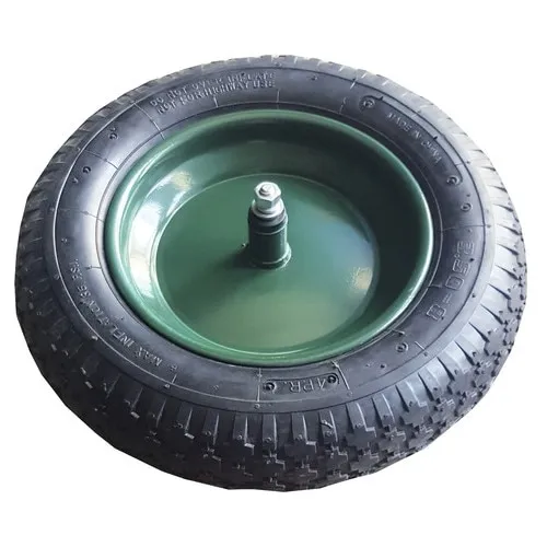 Roata pneumatica cu janta metalica Altrad Limex Ø370x100 mm, butuc Ø20x88 mm, ax cu filet M10