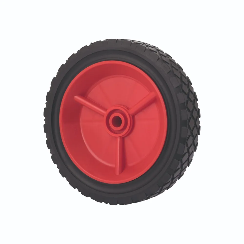 Roata pneumatica fixa, cu prindere tip ax, Ø 175 mm, max 50 kg, cauciuc plin, neagra