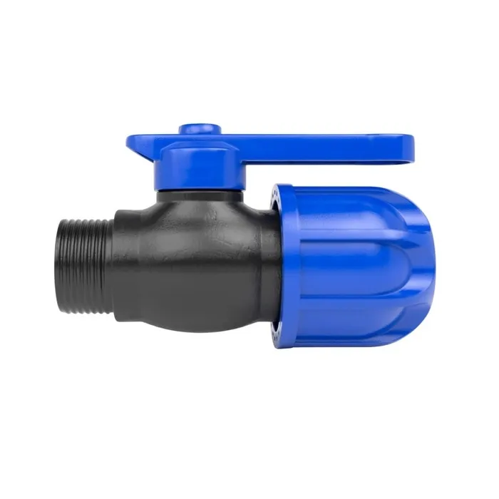 Robinet apa PEHD, mufa-filet exterior, 25 x 3/4, PN 10