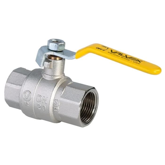 Robinet bila gaz, Valvex Orion, filet interior - exterior, maneta aluminiu, D 1/2"