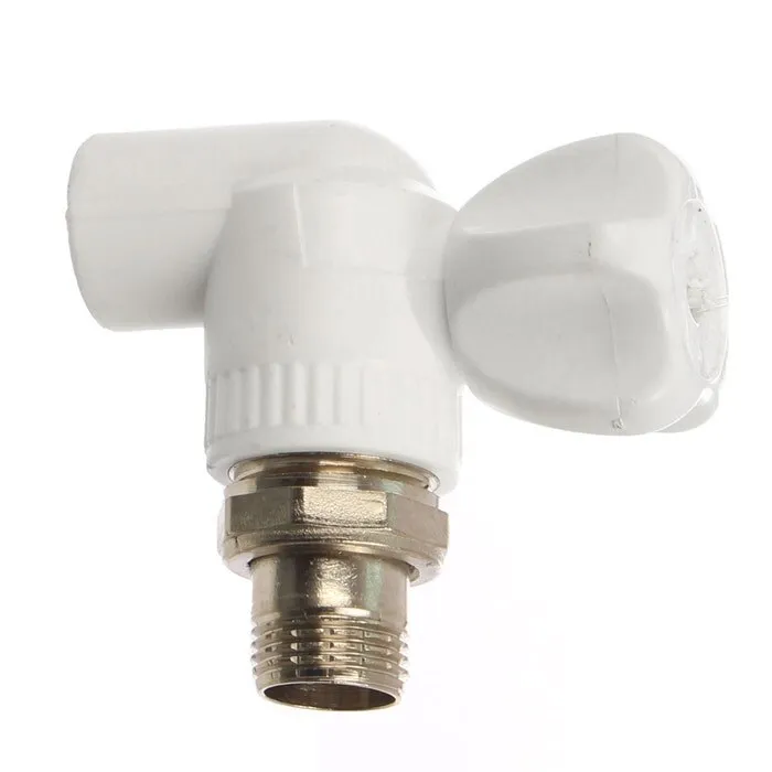 Robinet calorifer, alb, polipropilena, 1/2"