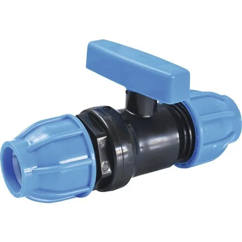 Robinet compresiune din polietilena mufa-mufa 20x20 mm