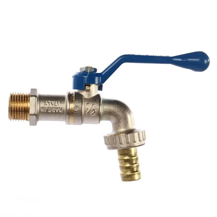 Robinet Eolo anti-inghet 1/2" maneta aluminiu, cu portfurtun