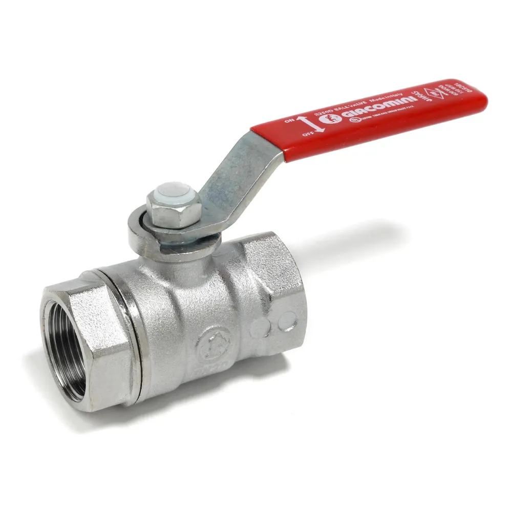 Robinet sfera Giacomini, alama cromata, filet interior - interior, 3/4", actionare maneta