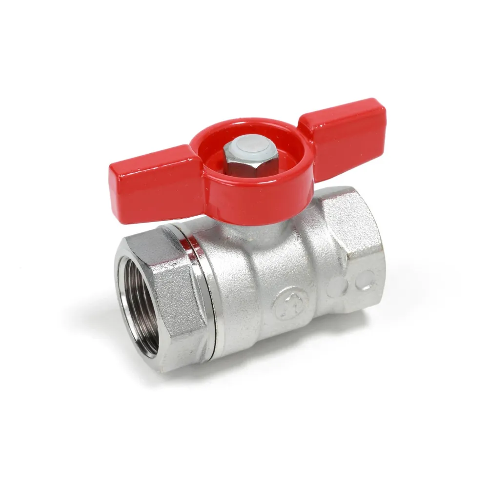 Robinet sfera Giacomini, alama cromata, filet interior - interior, 3/4", maner fluture