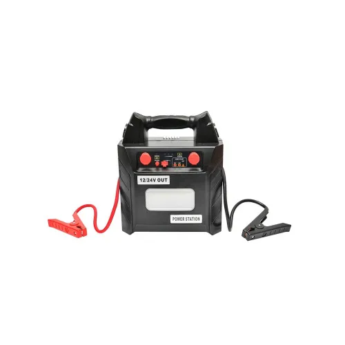 Robot pornire portabil cu 5 functii 12/24V 300W 600-3000A, baterie inclusa, lampa LED 3W si 1xUSB 5V/2.1A — imaginea 2