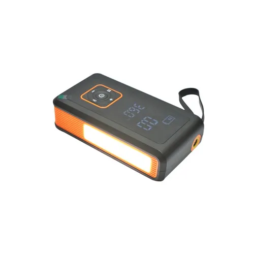 Robot pornire si compresor aer smart 80W 150 PSI, afisaj digital LED, baterie litiu 8000 mAh, baterie externa, lanterna LED, port USB/USB-C, accesorii incluse — imaginea 4