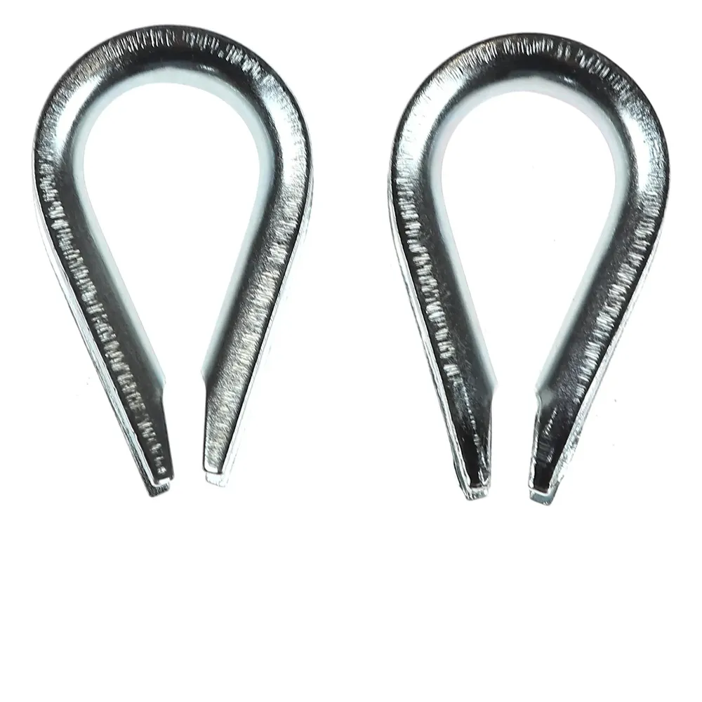 Rodanta usoara, din otel zincat, pentru cablu de otel de 5 mm, set 2 bucati