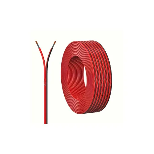 Rola cablu boxe Rosu si Negru 2x1.5 lungime 10 metri — imaginea 2