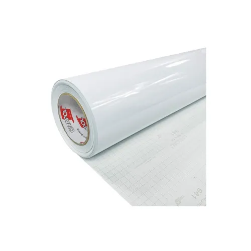 Rola folie auto Oracal 641 Alb Lucios 1,26x50m — imaginea 2