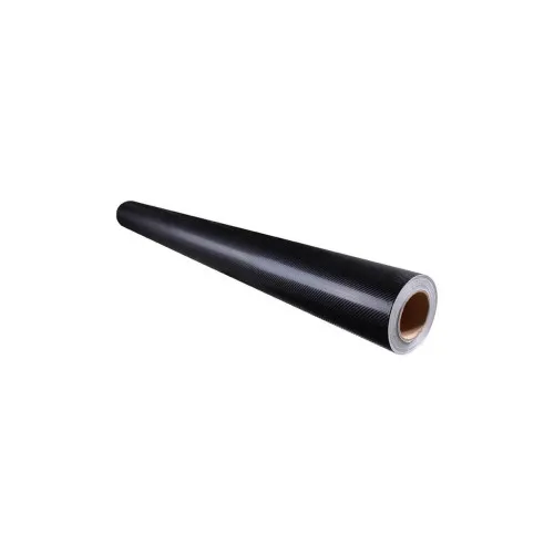 Rola folie carbon 5D Negru lucios (imitatie negru lacuit) 1,5mx20m — imaginea 2