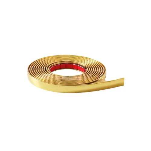 Rola ornament aurie cu adeziv 10mmx15m