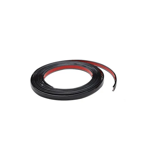 Rola ornament neagra cu adeziv 12mmx15m