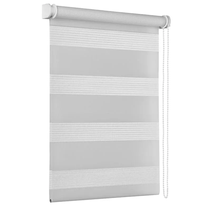 Roleta textila de zi/noapte, Inspire Artemis, 75/71 x 160 cm, alb