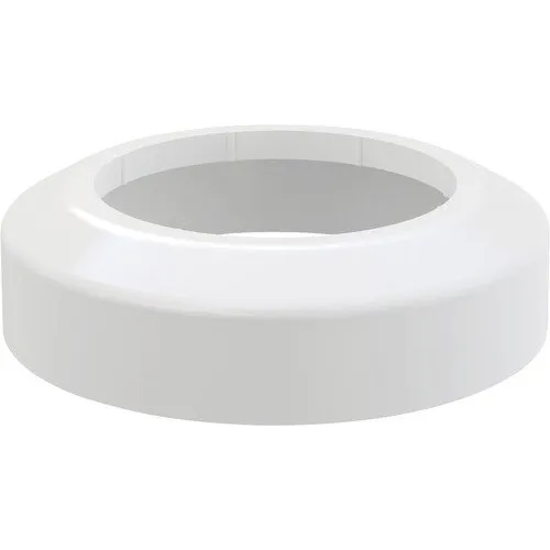 Rozeta WC Alca, 11cm, alb, plastic