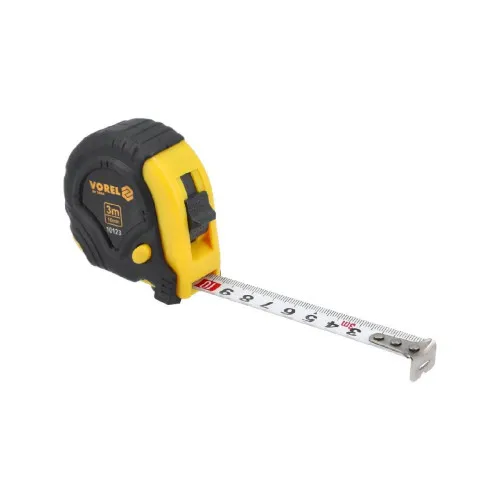 Ruleta 3m x 16mm cu carcasa din plastic Vorel — imaginea 3