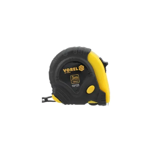 Ruleta 3m x 16mm cu carcasa din plastic Vorel