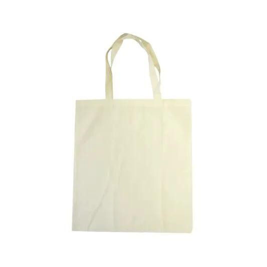 Sacosa bumbac alba 37x42 cm