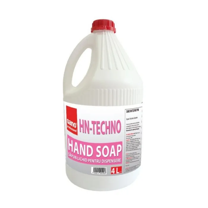 Sapun lichid Sano HN Techno, roz, 4L