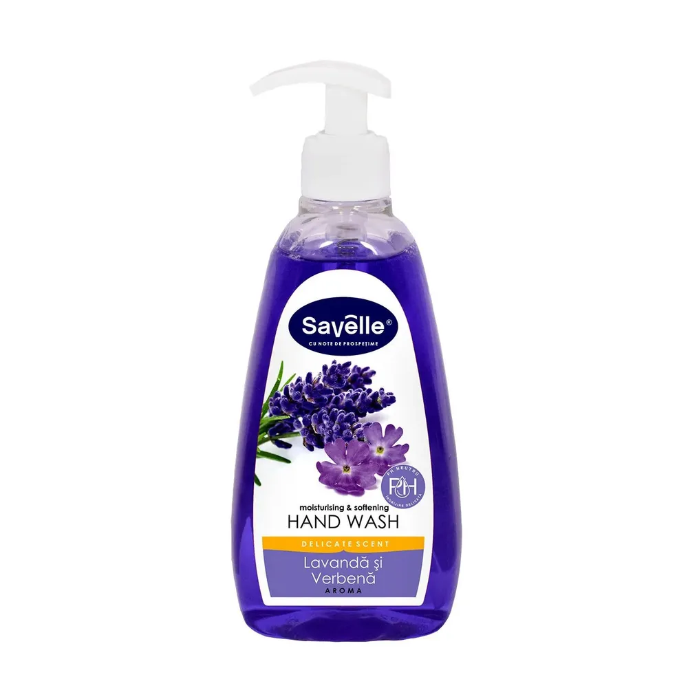 Sapun lichid Savelle Lavanda si verbena, 500 ml