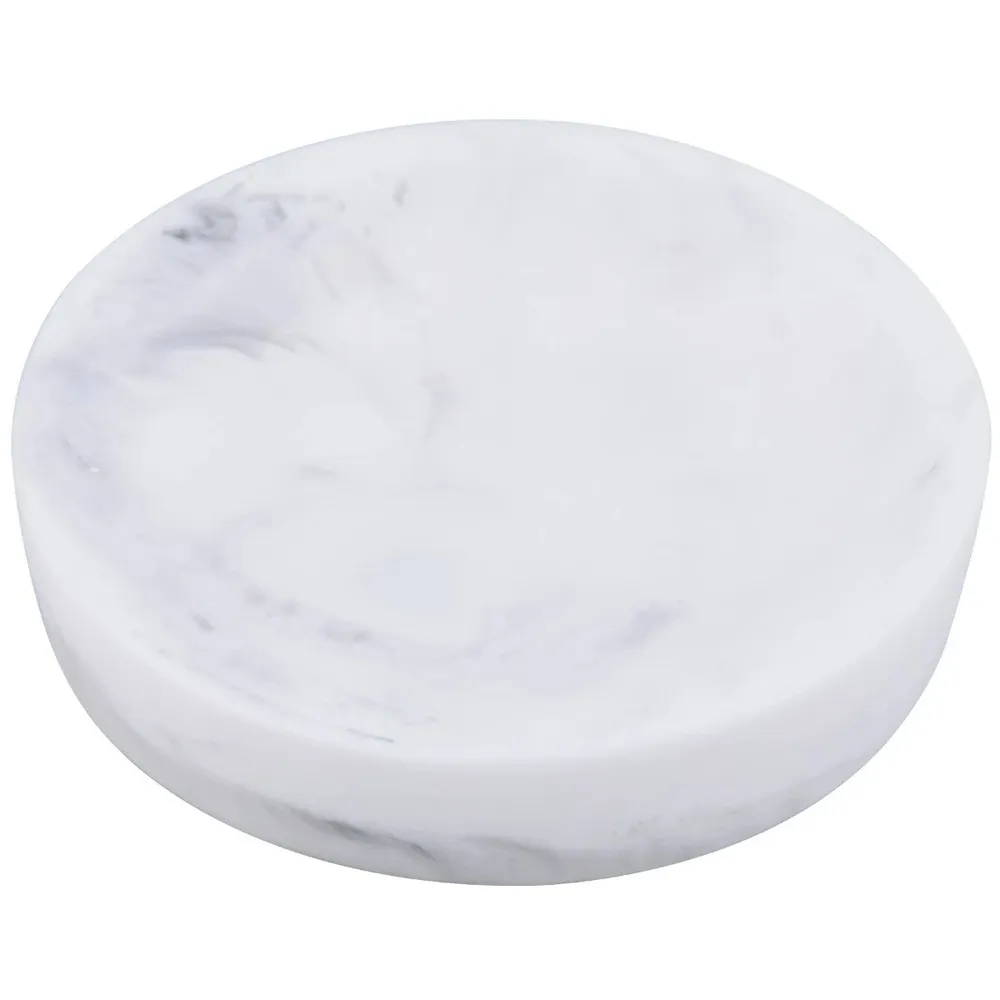 Sapuniera Kadda Marble BPO-2799-1D, alb + negru