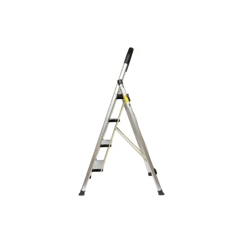 Scara aluminiu pliabila, 4 trepte antiderapante, inaltime 143cm, sarcina maxima 150Kg Crownman — imaginea 3